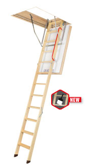 Fakro LWT Extra hőszigetelő összecsukható padlásfeljáró lépcső