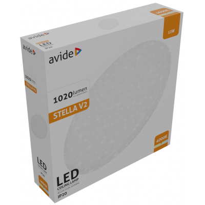 Avide LED Mennyezeti Lámpa Stella V2 12W 280*65mm NW (ACLO28NW-12W-STV2 )