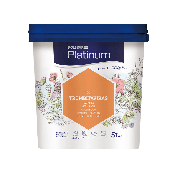 PLATINUM SZÍNES BELTÉRI 5L T80 DISZP.F.FEST TROMBITAVIRÁG 307526