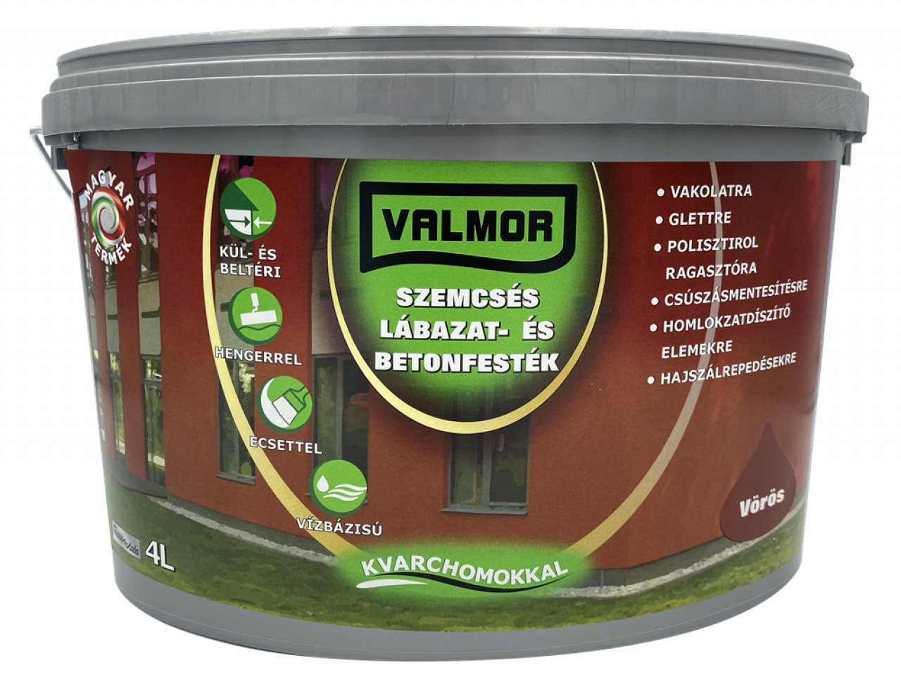 CH Valmor Szemcsés Lábazati festék Barna 4L 1075774