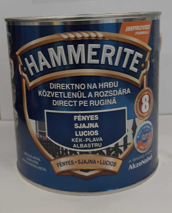 HAMMERITE FÉMFESTÉK 0,75L FÉNYES KÉK hammerite5