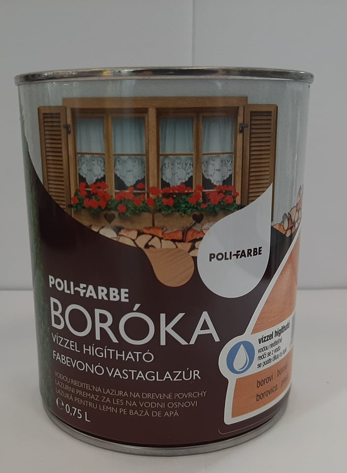 POLI-FARBE BORÓKA - VASTAGLAZÚR - BOROVI 0,75L boroka16