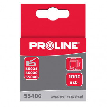 Proline acélos tűzőkapocs G-típusú 8mm 55408