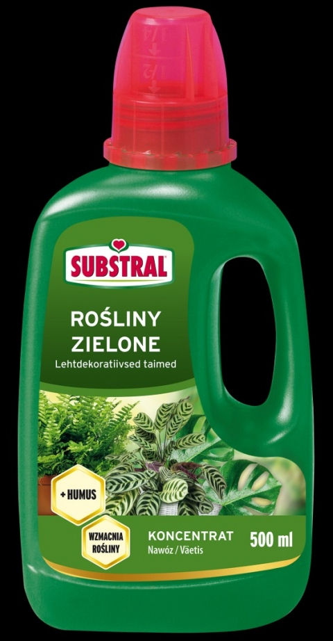 SUBSTRAL® Tápoldat zöld növényekhez és páfrányokhoz, 500 ml - 5907487103390