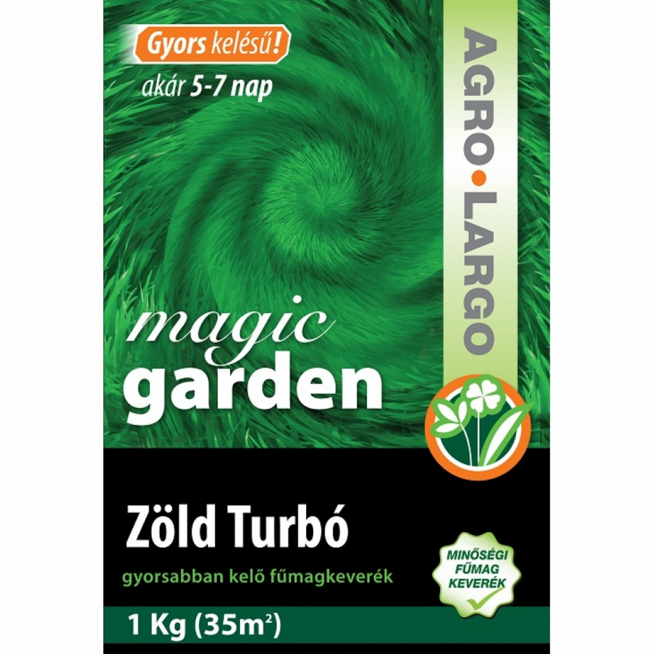 Agro Largo Magic Garden – Zöld Turbó fűmagkeverék 1 kg 5998382101666