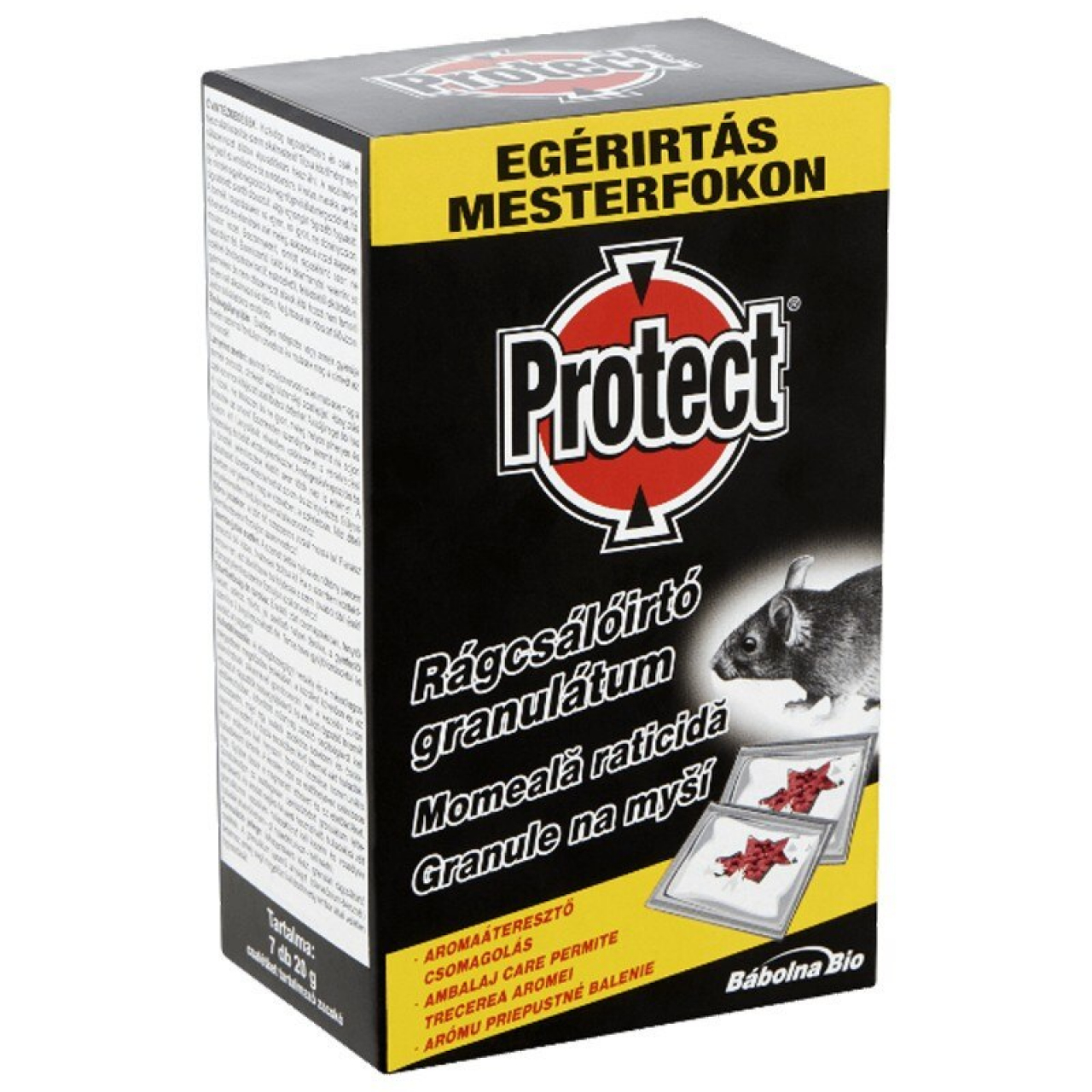 Protect Rágcsálóirtó granulátum 2*75 gr /fekete/ - 5997378771708