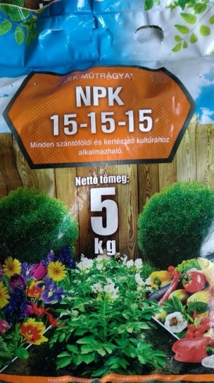 NPK 15-15-15 műtrágya 5kg - 5999551572768