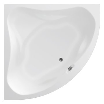 Aqualine DUNAJ II sarokkád 140x140x48cm, lábak nélkül, fehér (G1340)