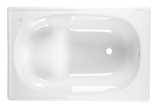 Aqualine Ülő zománcfürdő 105x70cm, fehér (V105X70)