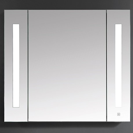 Wellis - Canaria tükrös fürdőszoba szekrény LED világítással