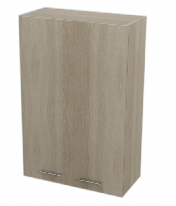 Aqualine ZOJA/KERAMIA/FRESH Felső szekrény, 50x76x23cm, platina tölgy (51304)