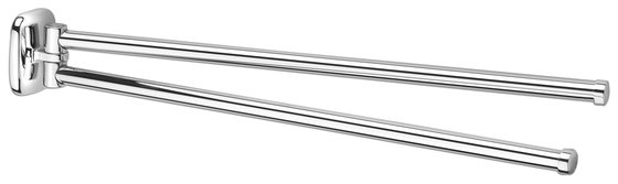 Aqualine RUMBA forgatható törülközőtartó dupla, 450mm, króm (RB121)