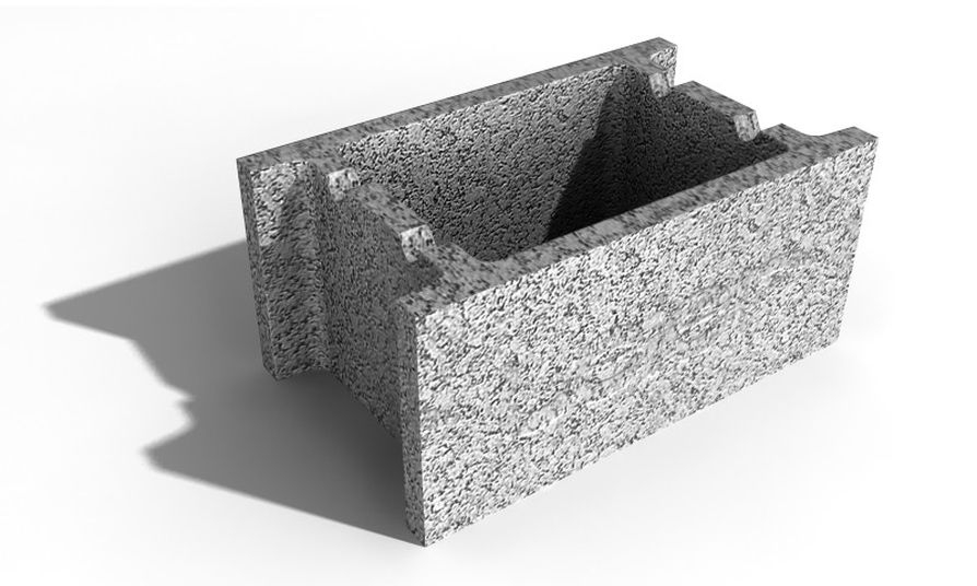 Leier beton zsaluzóelem 25x50x23CM (ZS 25)