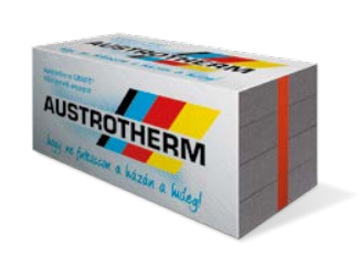 AUSTROTHERM homlokzati hőszigetelő lemez GRAFIT 80-180mm