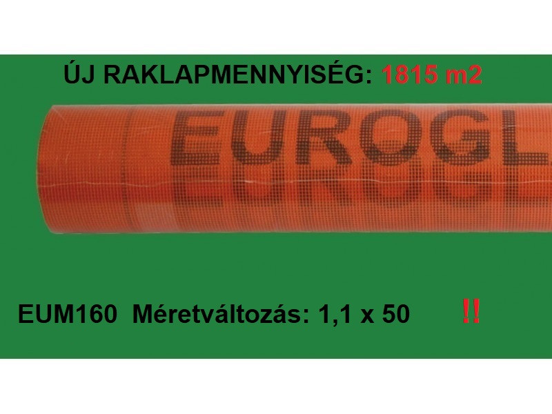 Üvegszövet EUROGLASS 1,1 x 50 m - 211-EUM160
