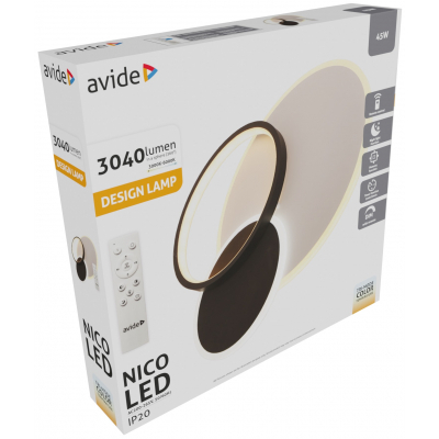 Avide Design Mennyezeti lámpa Nico RF Távirányítóval (ADO3S-NICO-2.4G)