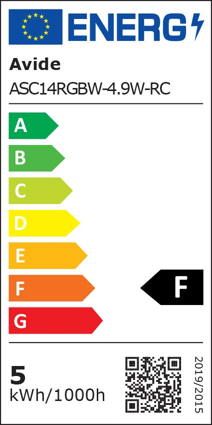 Avide Smart LED Candle 4,9WRGB+W IR Távirányítóval (ASC14RGBW-4.9W-RC )