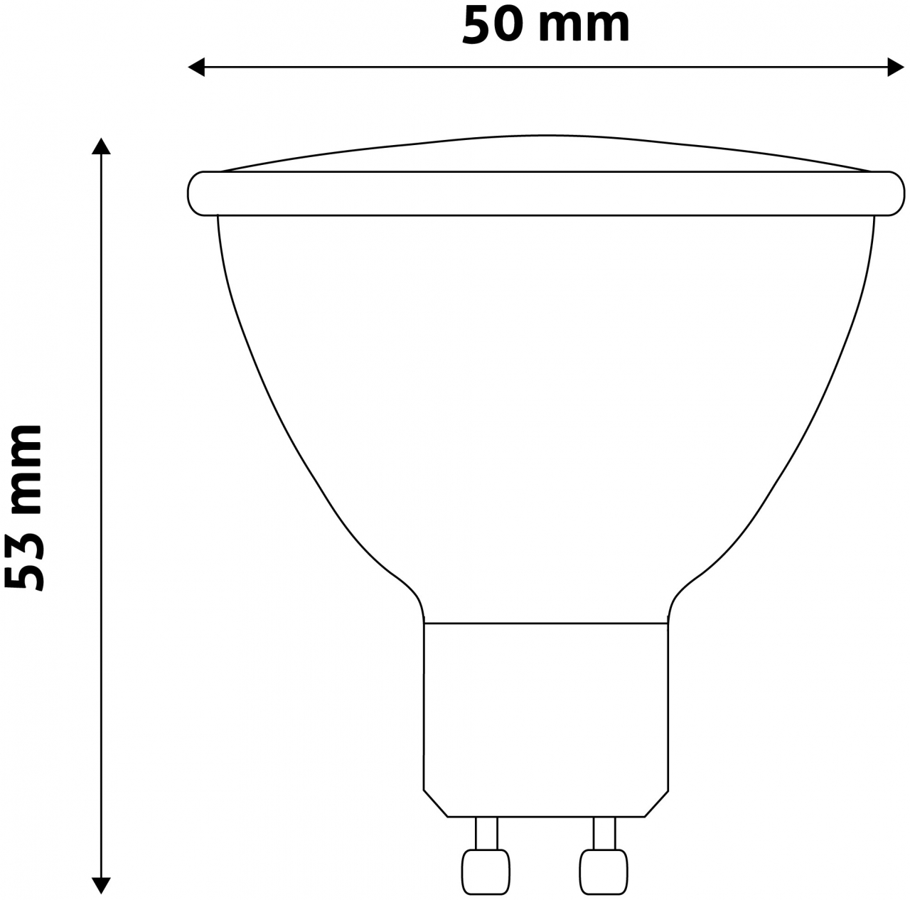 Avide LED Spot Plastic Fényerőszabályzós 6W GU10 NW (ABGU10NW-6W-APD)