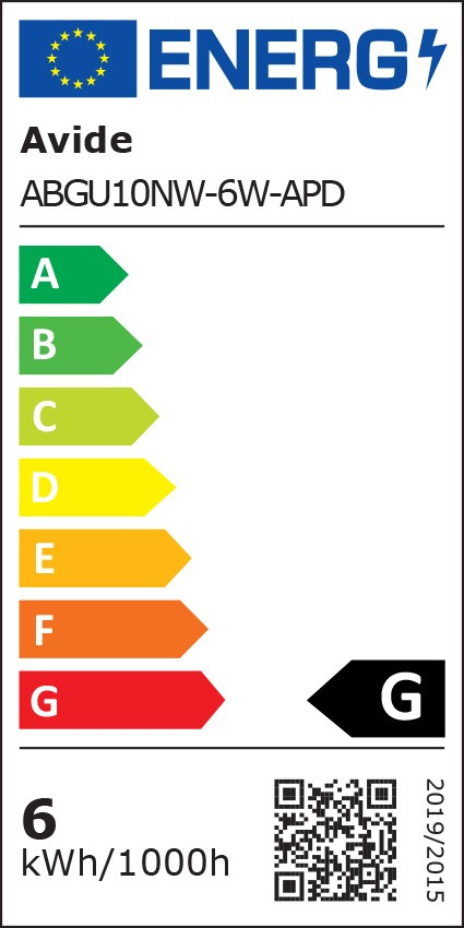 Avide LED Spot Plastic Fényerőszabályzós 6W GU10 NW (ABGU10NW-6W-APD)