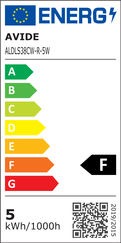Avide LED Beépíthető Spot 38° Kerek 5W CW (ALDLS38CW-R-5W )