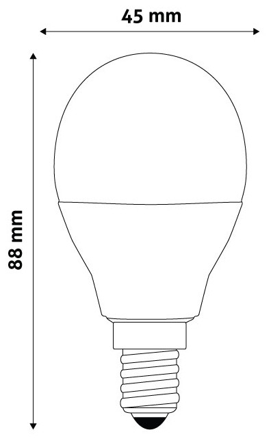 Avide Smart LED Mini Globe 5.5W RGB+W WIFI APP Control (ASMG14RGBW-5.5W-WIFI)