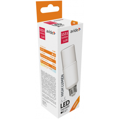 Avide LED Bright Stick izzó T45 14W E27 NW (ABBSE27NW-14W)