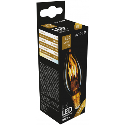 Avide LED Soft Filament Candle 3W E14 EW (ABLSFC14EW-3W)