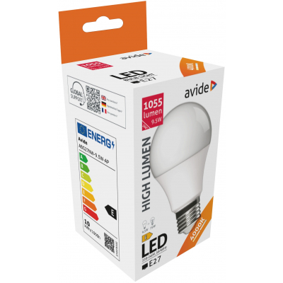 Avide LED Globe A60 9.5W E27 NW (ABG27NW-9.5W-AP)