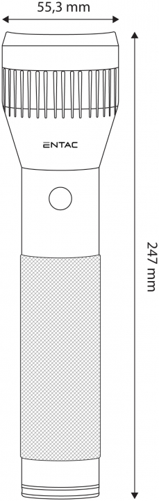 Entac elemlámpa 2D Alu (EFL-2D-ALU)