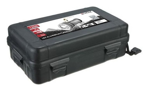 Entac elemlámpa 5W T6 Aluminium 2x18650 és fali töltő tartozék (EFL-5W-T6-ALU)