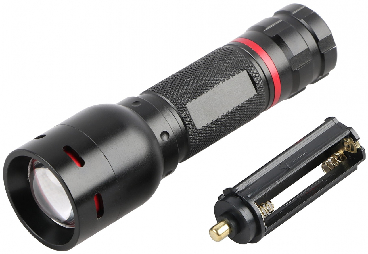 Entac elemlámpa Fókuszálható Alu 5W T6 3AAA excl (EFL-ZOOM-5W-ALU)