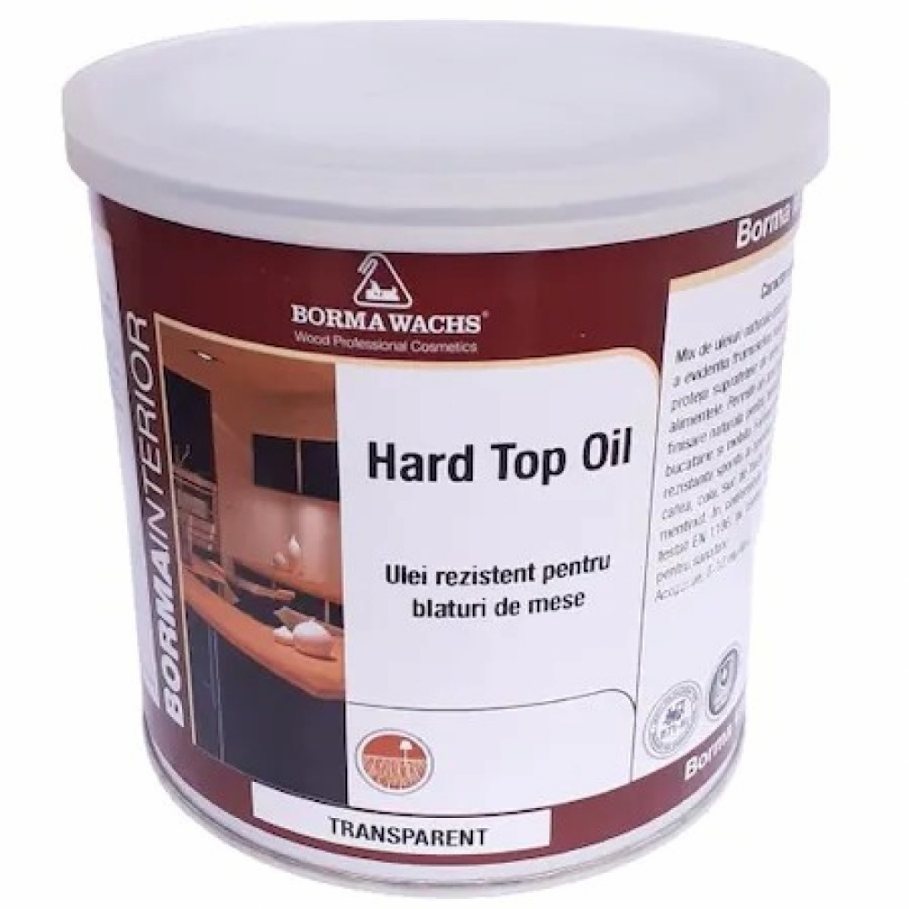 Borma Kemény Fedőolaj - Munkalapolaj  /Hard top oil/ 0,75L (B.4916)