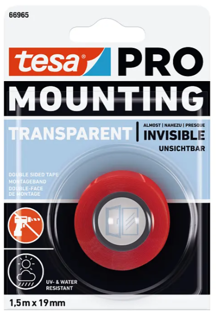 Tesa PRO 66965 Mounting Transparent