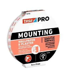 Tesa PRO 66743 Mounting Wallpaper & Plaster