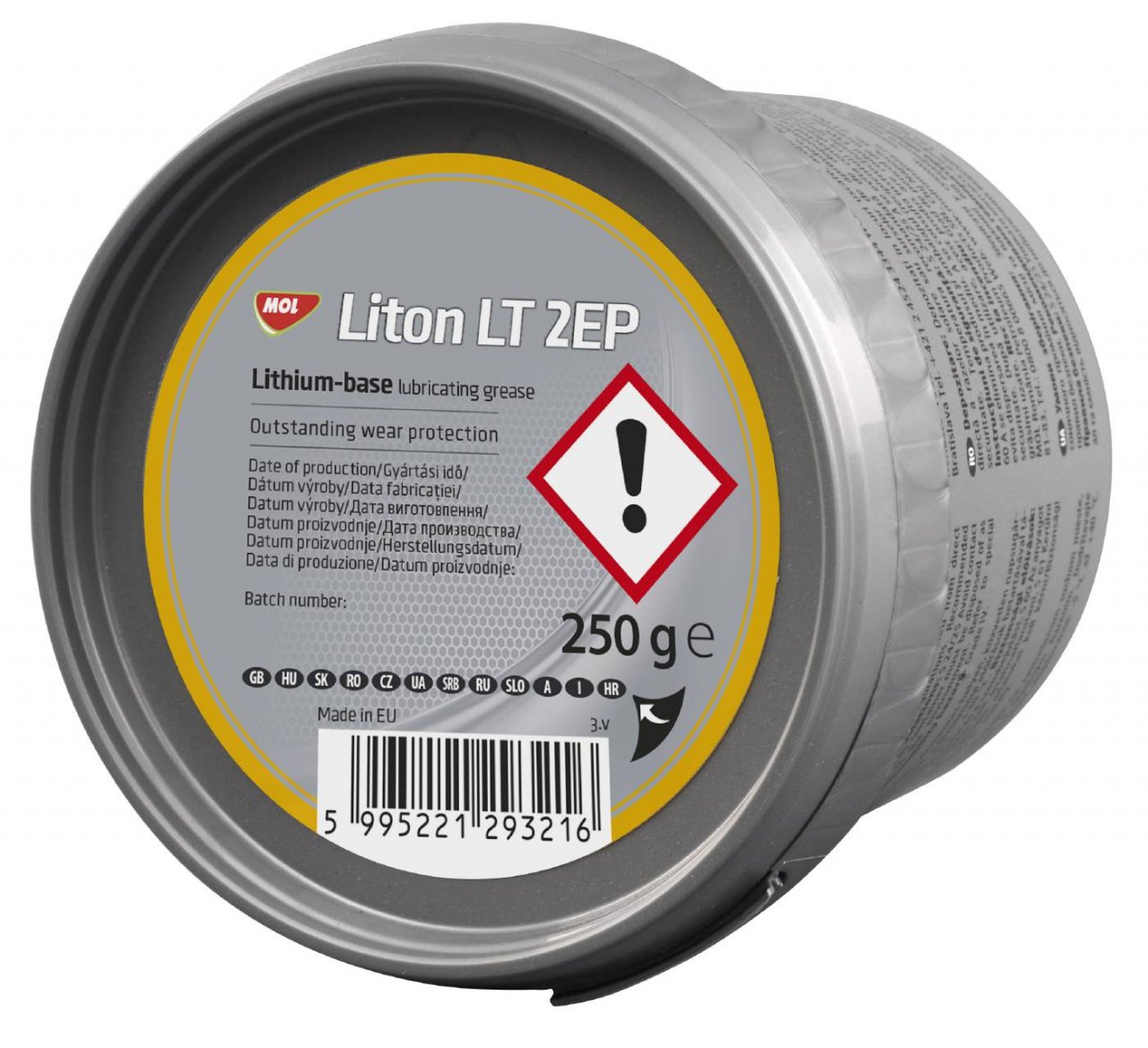MOL Liton LT 2EP 250 g lítiumbázisú kenőzsír - 13006424