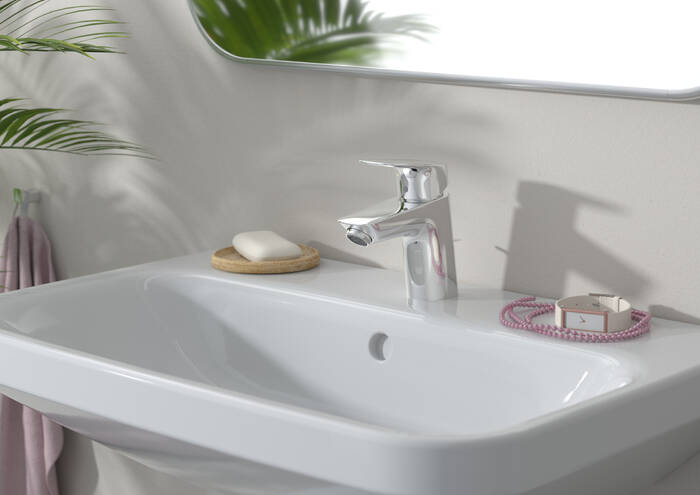 HANSGROHE NOVUS EGYKAROS 70 MOSDÓCSAPTELEP AUT. LEERESZTŐ SZELEPPEL 71020000