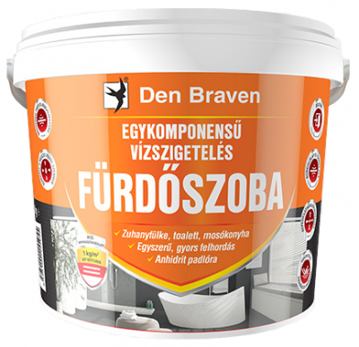 Den Braven Egykompunensű vízszigetelés Fürdőszoba 2,5 Kg CH0289HU