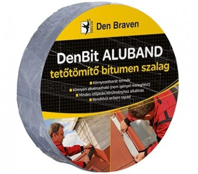 DEN BRAVEN DENBIT ALUBAND TETŐSZIGETELŐ BITUMENSZALAG 10cm/10m B208RLP