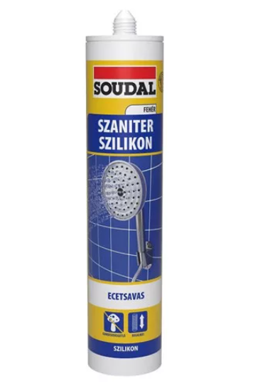 SOUDAL SZANITER SZILIKON FEHÉR 280ML 153419