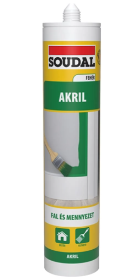 SOUDAL AKRIL TÖMÍTŐ 280ML 154565