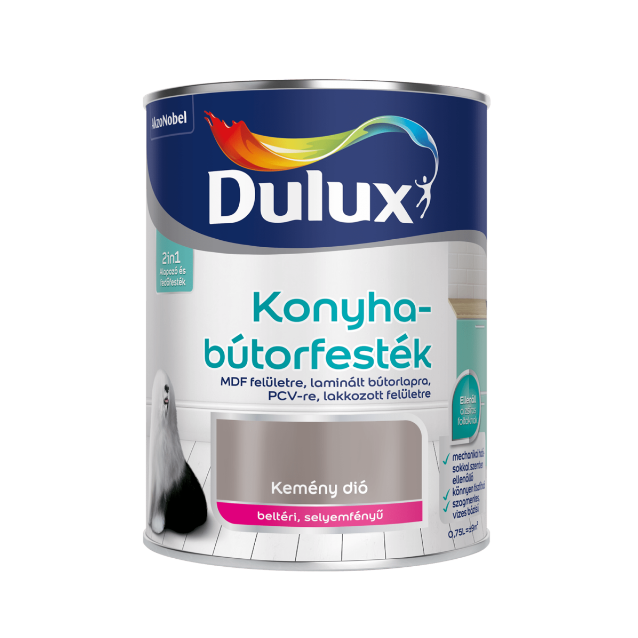 AN.SIMPLY KONYHABÚTOR FESTÉK KEMÉNY DIÓ 0.75L 5770082