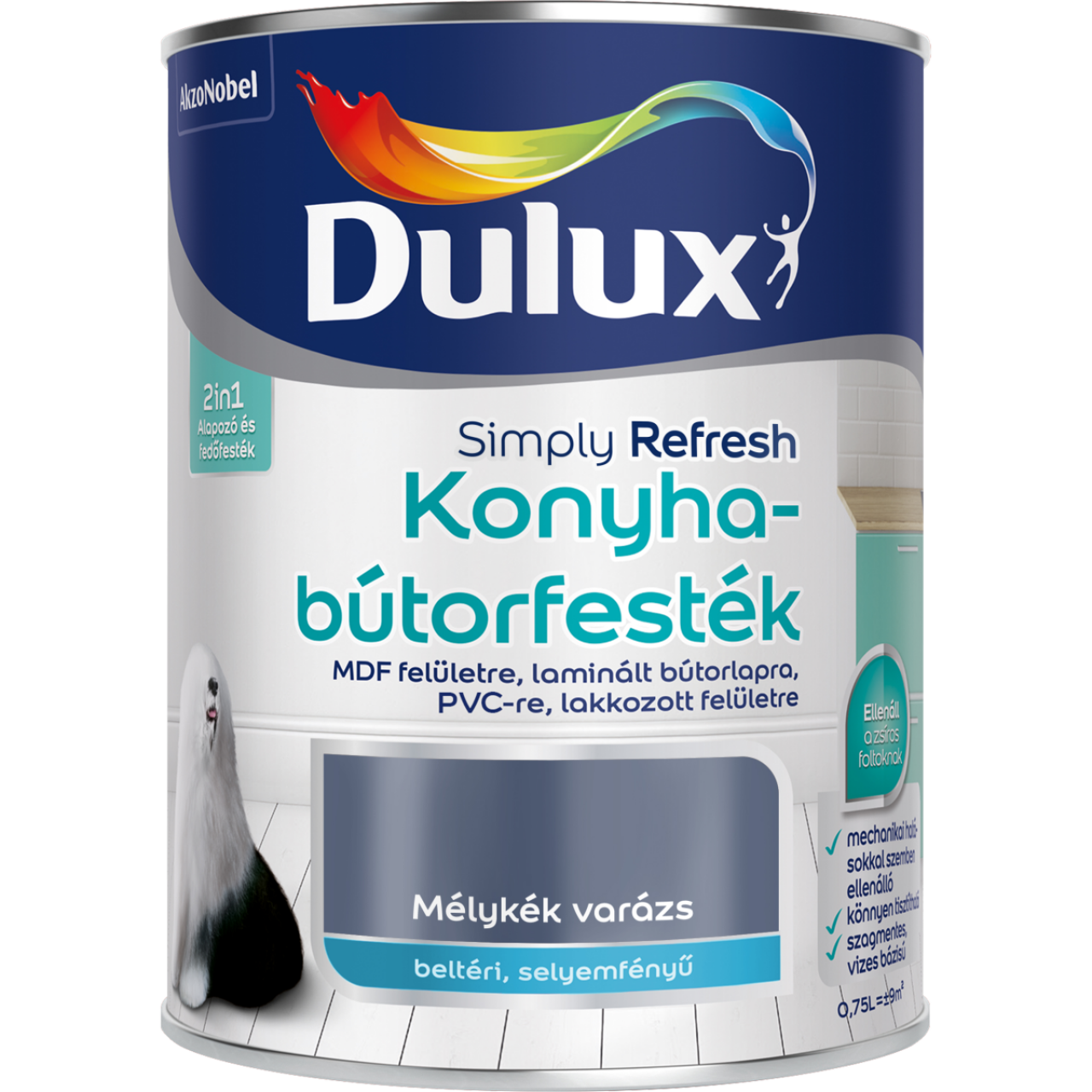 AN.SIMPLY KONYHABÚTOR FESTÉK MÉLYKÉK VARÁZS 0.75L 5777256