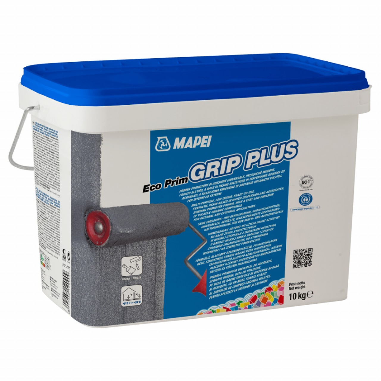 MAPEI ECO PRIM GRIP PLUS VIZESDISZPERZIÓS TAPADÁSFOKOZÓ BEL- ÉS KÜLT. 10KG  002113