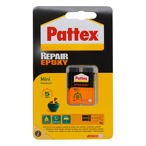 H.Pattex Repair uni.kétkomp. epoxi ragasztó 2X5,5 ml keverőszárral 8912902