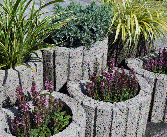 CityStone CITY MINI támfal 30 x 23 x 20 cm