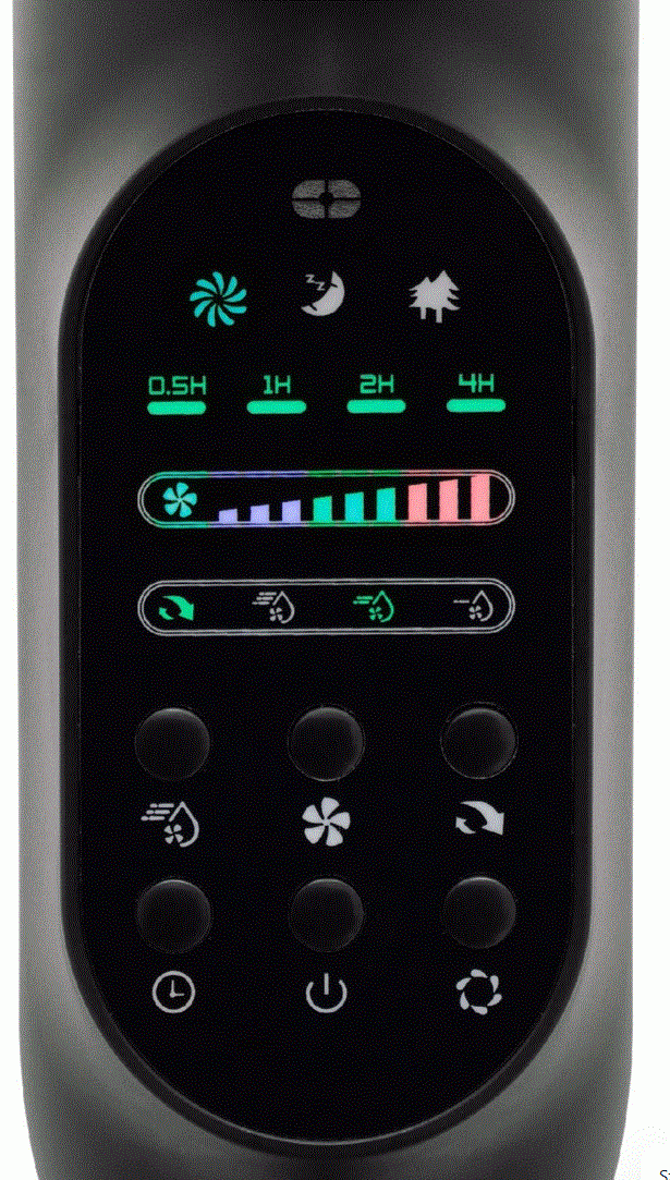 SOMOGYI ELECTRONIC SFM43BK Álló ventilátor Fekete