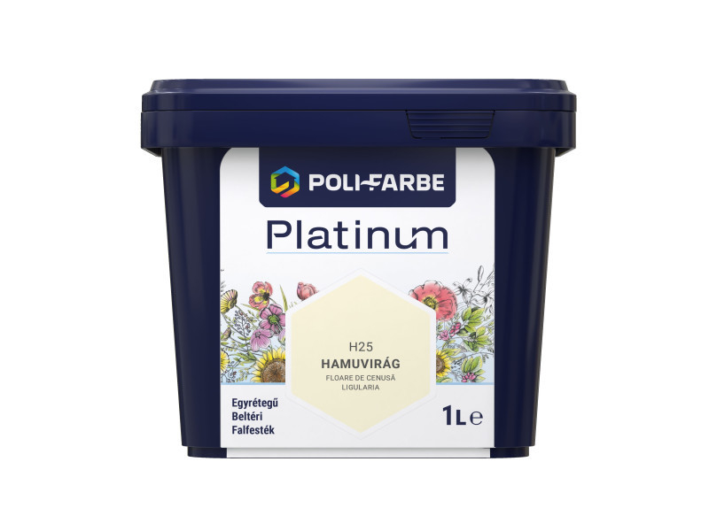 PLATINUM SZÍNES BELTÉRI 1L H50 DISZP FALFESTÉK HAMUVIRÁG 1010101055