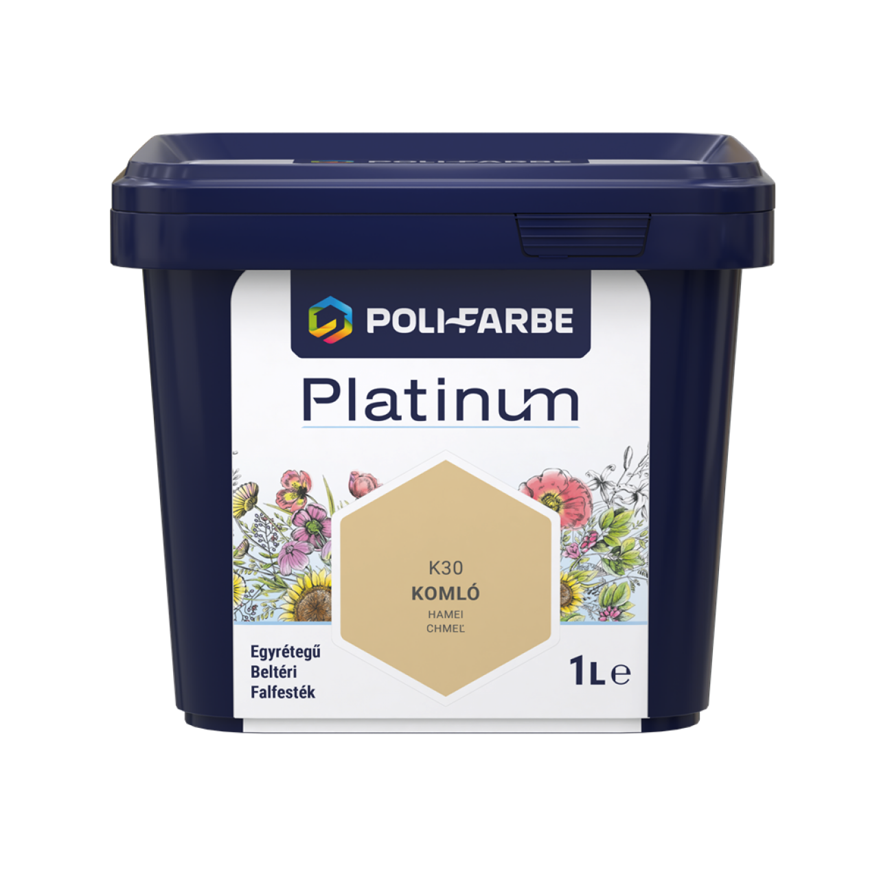 PLATINUM SZÍNES BELTÉRI 1L k30 DISZP FALFESTÉK KOMLÓ 1010101094