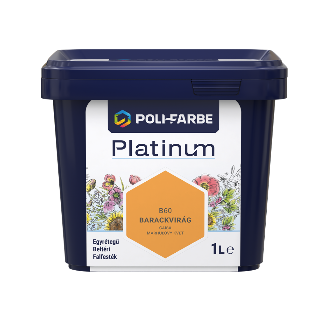 PLATINUM SZÍNES BELTÉRI 1L B60 DISZP FALFESTÉK BARACKVIRÁG 1010101095