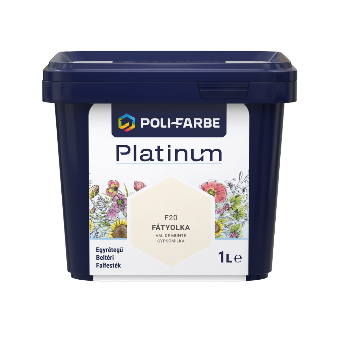 PLATINUM SZÍNES BELTÉRI 1L F20 DISZP FALFESTÉK FÁTYOLKA 1010101085